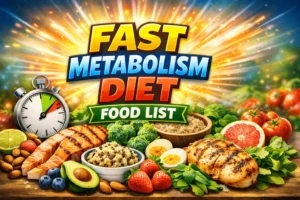 fast metabolism diet food list.
